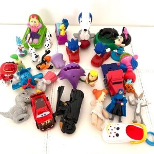 Lot of 27 vintage McDonald’s & Disney toys